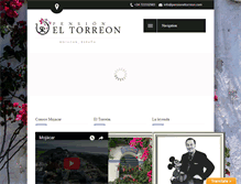 Tablet Screenshot of pensioneltorreon.com